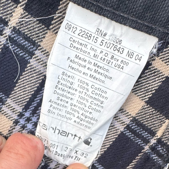 Carhartt Men's Black Cargo Pants - Picture 3 of 4